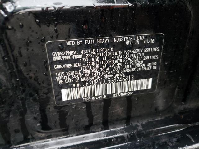 JF2GPADC6G8246813 Subaru Crosstrek Premium