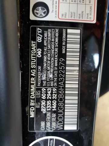 WDDUG8CB6HA322579 Mercedes-Benz S 550