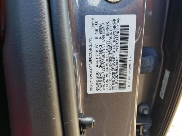 2019 ACURA TLX TECHNO - 19UUB2F65KA004367
