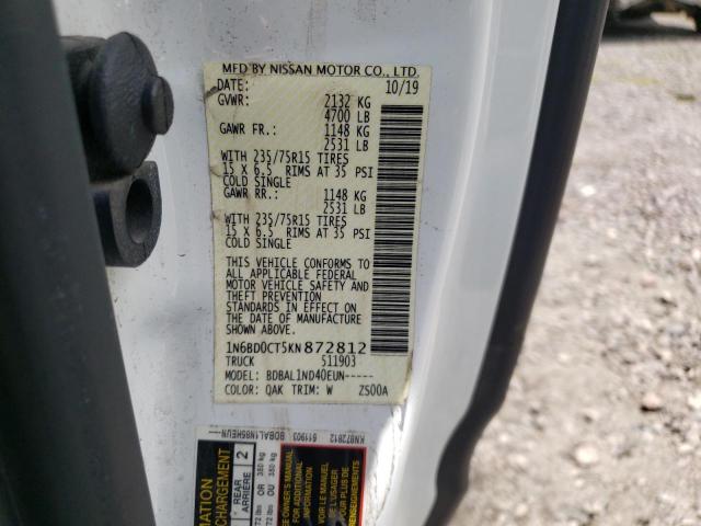 1N6BD0CT5KN872812 Nissan FRONTIER S