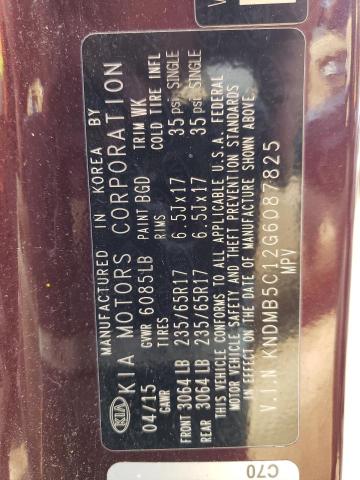 KNDMB5C12G6087825 KIA SEDONA LX