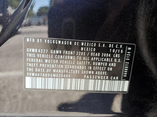 2016 VOLKSWAGEN GTI S/SE - 3VW447AU9GM028464