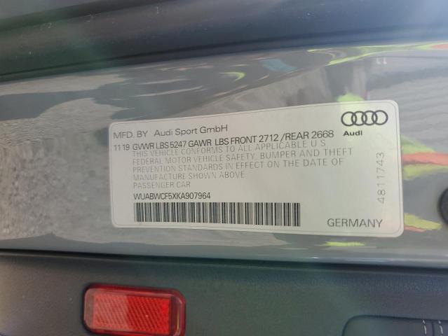 2019 AUDI RS5 - WUABWCF5XKA907964