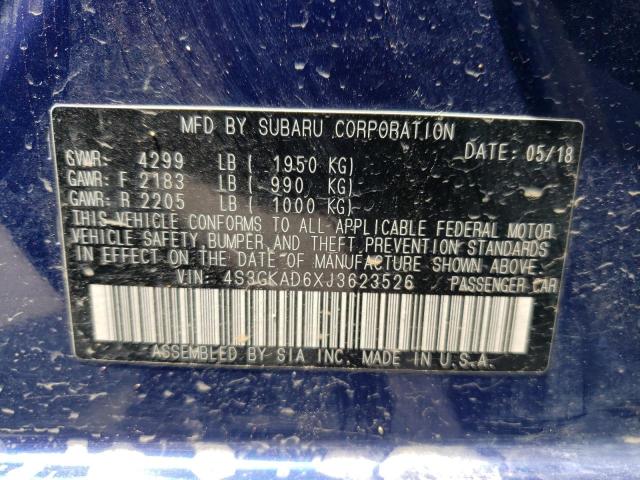 4S3GKAD6XJ3623526 Subaru Impreza Premium Plus