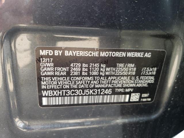 WBXHT3C30J5K31246 BMW X1 Xdrive28i