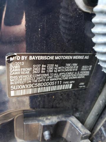 5UXWX9C58D0D05111 2013 BMW X3 xDrive28I