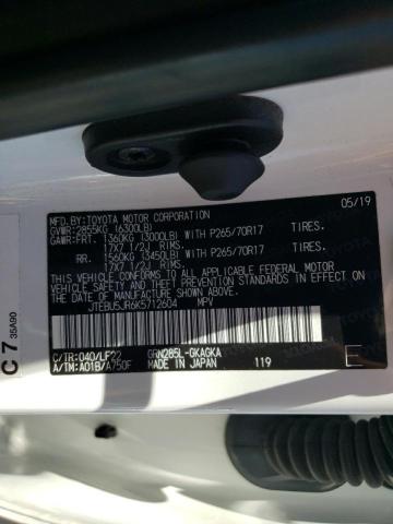 JTEBU5JR6K5712604 Toyota 4RUNNER SR5