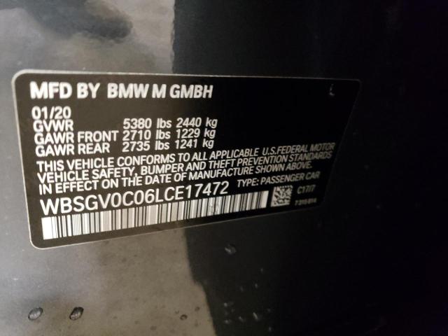 2020 BMW M8 - WBSGV0C06LCE17472