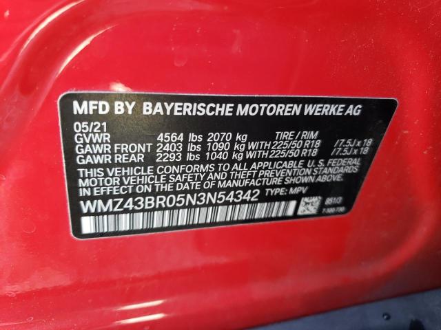 WMZ43BR05N3N54342 Mini Cooper Countryman All4