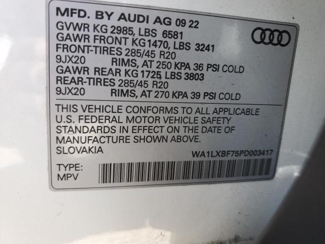 WA1LXBF75PD003417 2023 AUDI Q7, photo no. 13