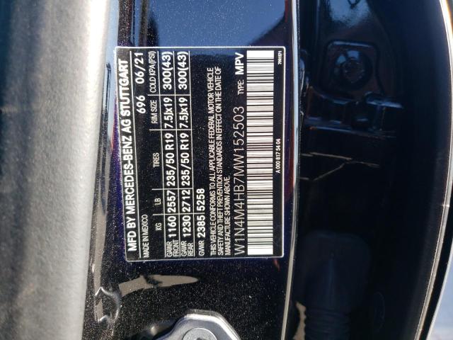 W1N4M4HB7MW152503 Mercedes-Benz Glb 250 4matic