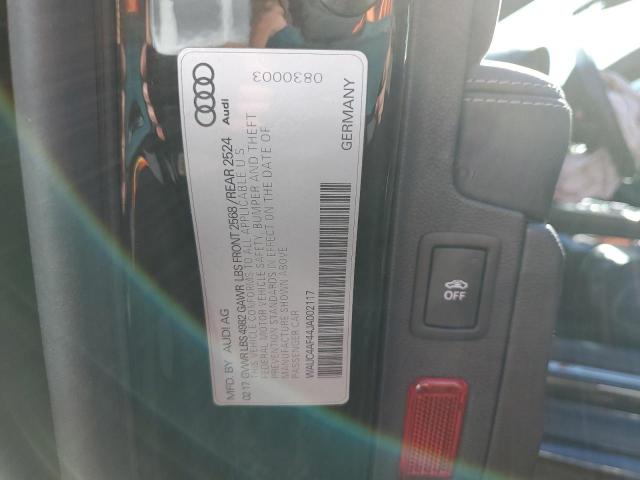 2018 AUDI S4 PRESTIG WAUC4AF44JA002117