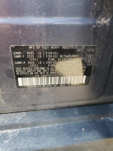 4S4BSBCC9G3264018 Subaru Outback 2.5i Premium