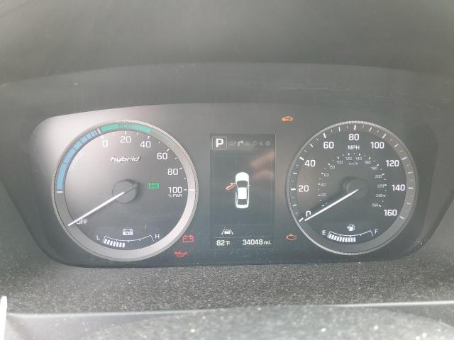 VIN: KMHE34L19GA027643 Auction: COPART Lot: 59899283 Location: NJ - SOMERVILLE KMHE34L19GA027643 HYUNDAI SONATA 2016 GRAY Photo 9
