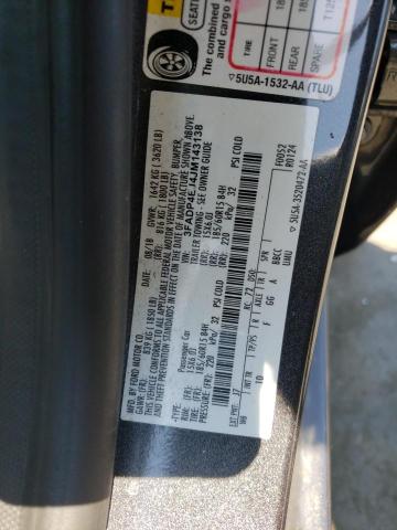 3FADP4EJ4JM143138 Ford FIESTA SE