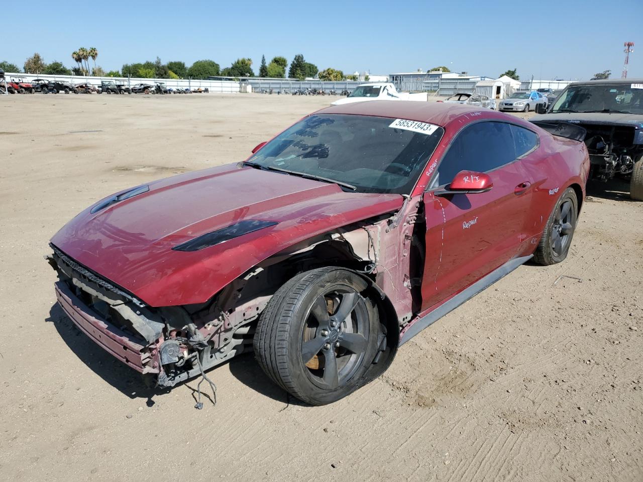 1FA6P8CF2G5334277 FORD MUSTANG 2016