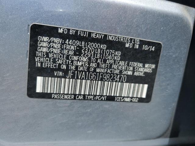 JF1VA1G61F9823470 Subaru Wrx Limited