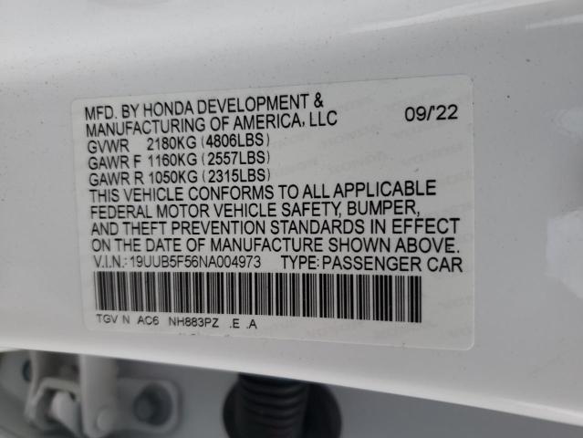 19UUB5F56NA004973 Acura TLX TECH A 12