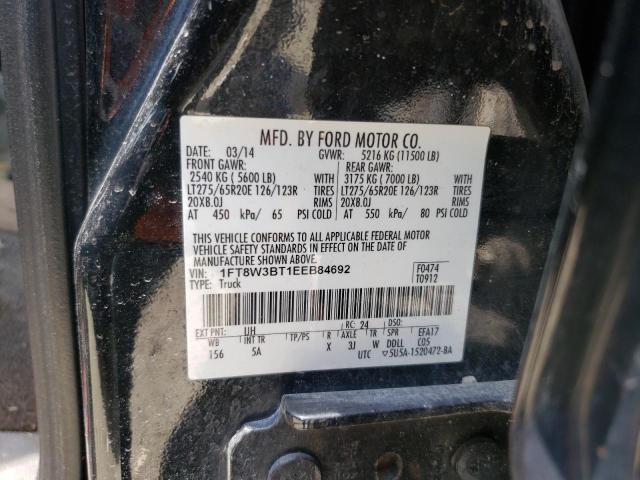 1FT8W3BT1EEB84692 Ford F350 Super Duty