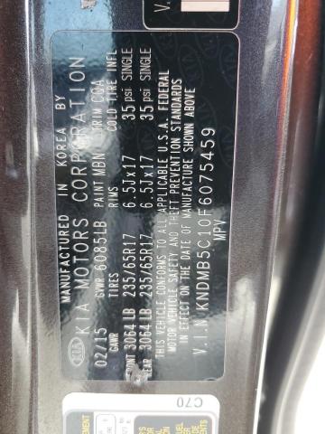 2015 KIA CADENZA PR - KNDMB5C10F6075459