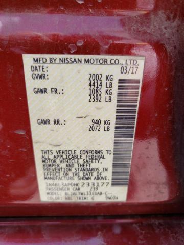 1N4BL3AP0HC233177 Nissan Altima 3.5sl