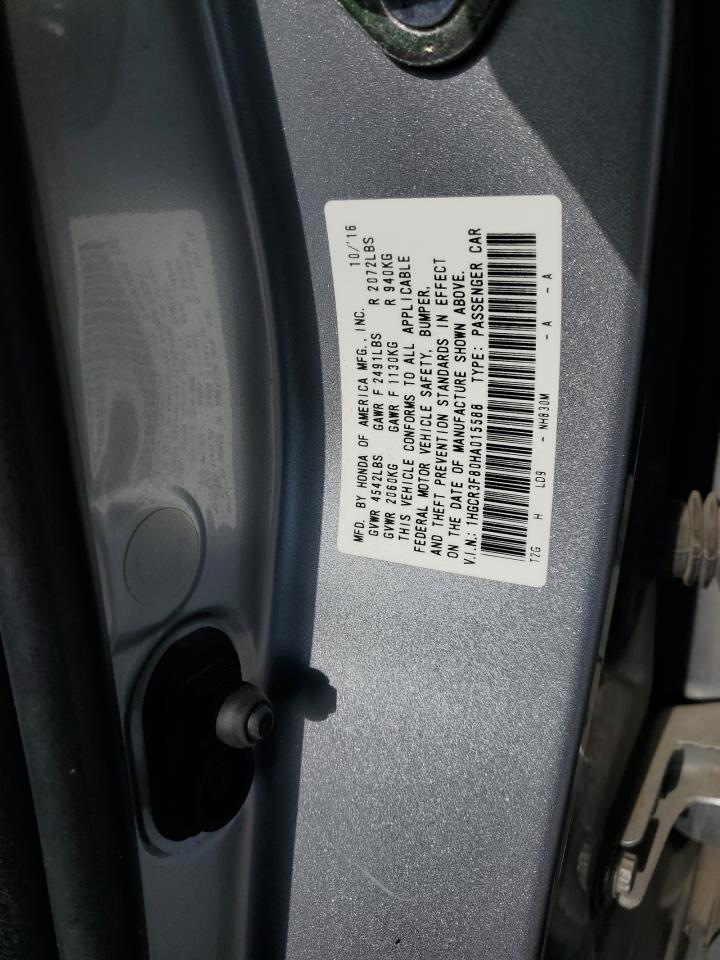 1HGCR3F80HA015588 HONDA ACCORD 2017