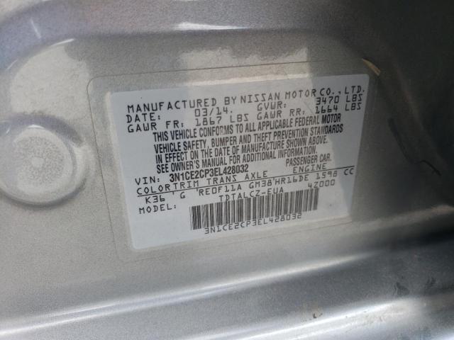 3N1CE2CP3EL428032 Nissan Versa Note S