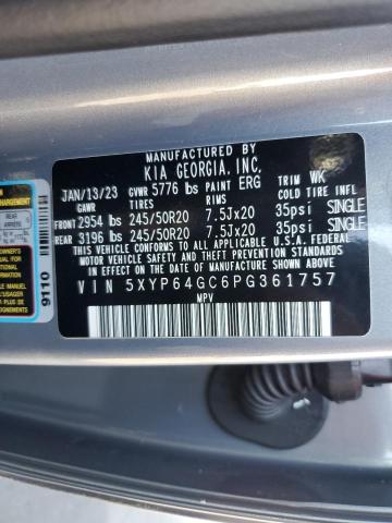 5XYP64GC6PG361757 KIA Telluride S