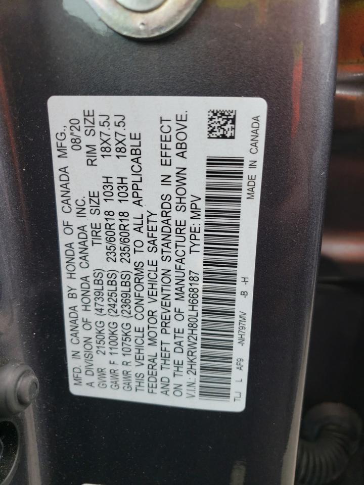 2HKRW2H80LH668187 HONDA CRV 2020