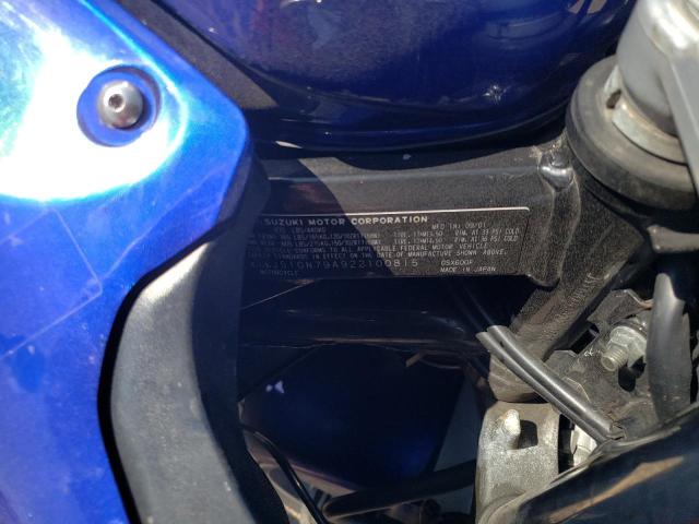 2002 SUZUKI GSX600 F JS1GN79A922100815