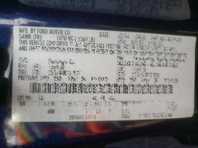 1FADP3L92GL310674 Ford FOCUS ST