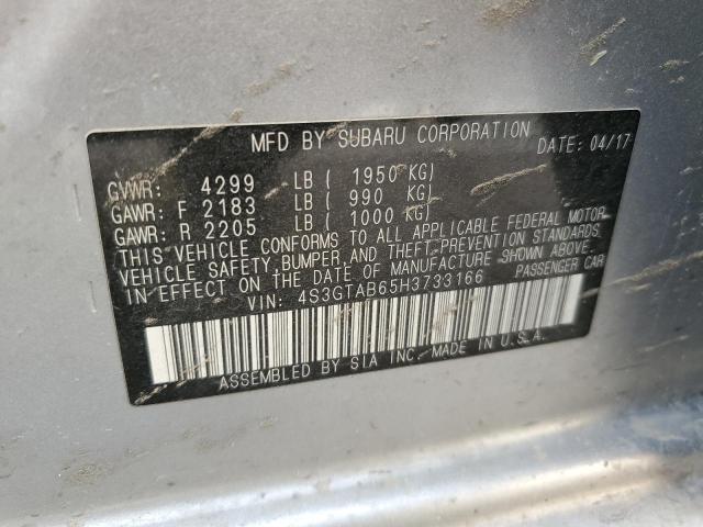 4S3GTAB65H3733166 Subaru Impreza Premium