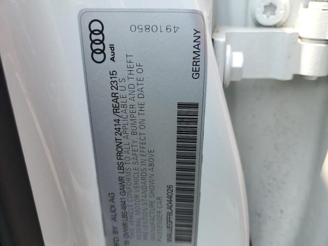 2020 AUDI A3 S-LINE WAUJEGFF8LA044026