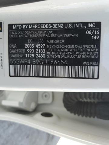 55SWF4JB9GU166656 Mercedes-Benz C 300