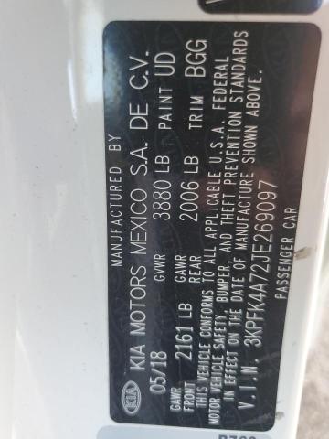 3KPFK4A72JE269097 KIA FORTE LX