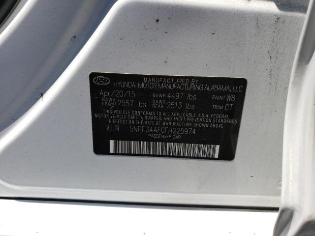 5NPE34AF0FH225974 Hyundai Sonata Sport