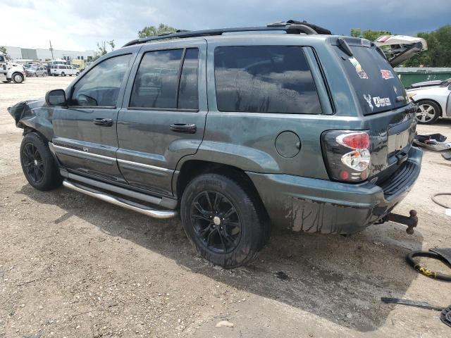 VIN: 1J8GX68J14C167412 Auction: COPART Lot: 59808063 Location: FL - ORLANDO NORTH 1J8GX68J14C167412 JEEP CHEROKEE 2004 GREEN Photo 2