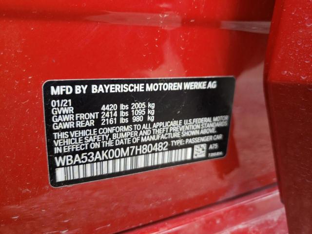 2021 BMW 228I - WBA53AK00M7H80482