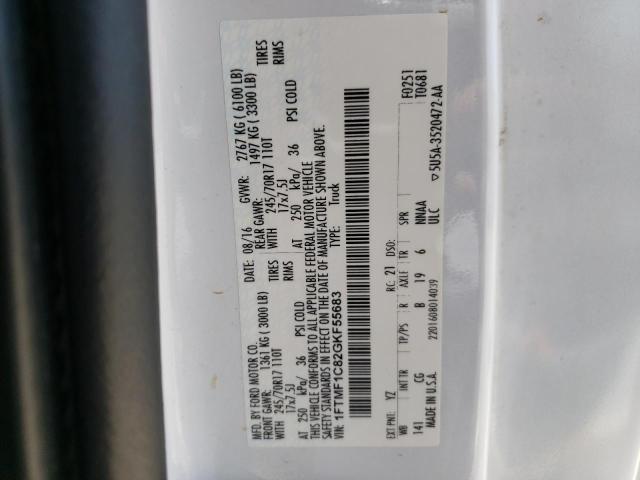 2016 FORD F150 - 1FTMF1C82GKF55683