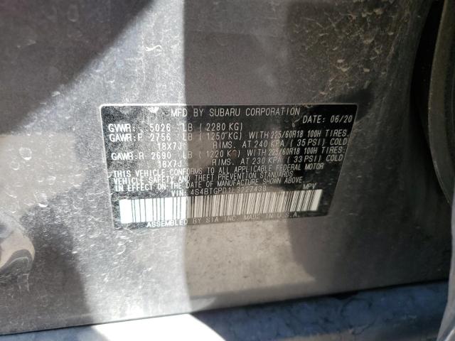 4S4BTGPD1L3227438 Subaru Outback Touring Ldl
