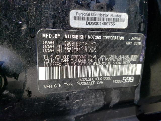 JA32U2FU1GU012307 Mitsubishi LANCER ES