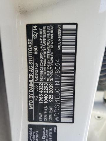 WDDSJ4EB0FN178094 Mercedes-Benz CLA 250