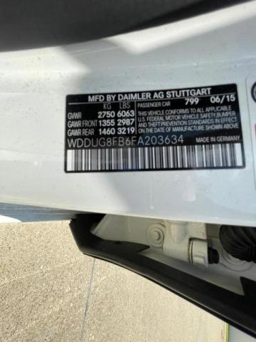 2015 MERCEDES-BENZ S 550 4MAT - WDDUG8FB6FA203634