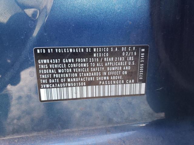 2015 VOLKSWAGEN GOLF SPORT - 3VWCA7AU5FM501506