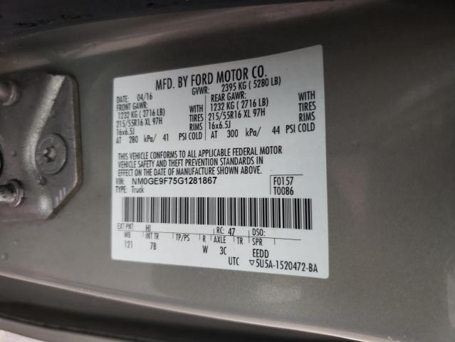 2016 FORD 1100 NM0GE9F75G1281867