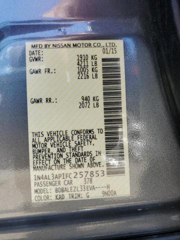 1N4AL3AP1FC257853 Nissan ALTIMA 2.5