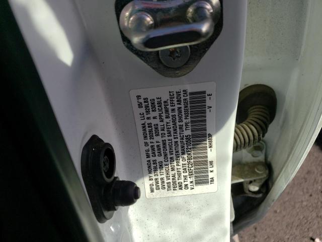 19XFC2F80KE210585 Honda Civic Sport