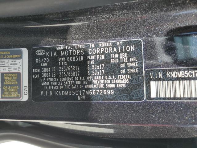 KNDMB5C17M6672699 KIA SEDONA LX