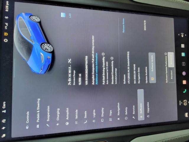 5YJXCBE24KF160768 Tesla MODEL X