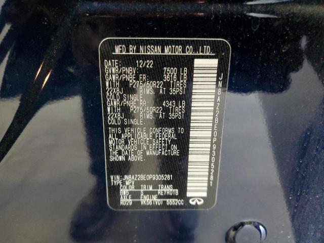 2023 INFINITI QX80 SENSO JN8AZ2BE0P9305281